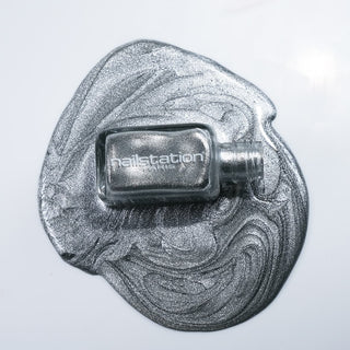 argentique | SIlver shimmer nail polish