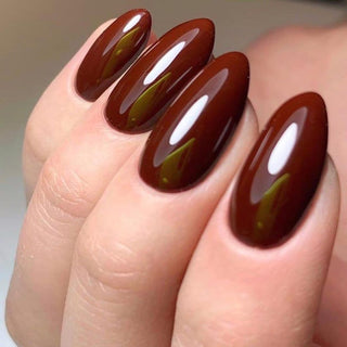 la muette | Brown gel polish