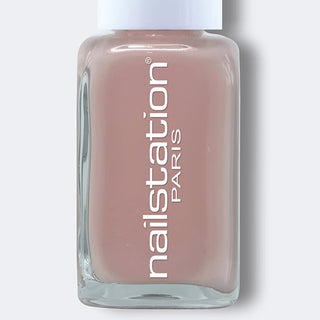 pink powder | Nude nail polish