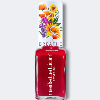 sirocco mystic | Breathable and water permeable nail polish | Red